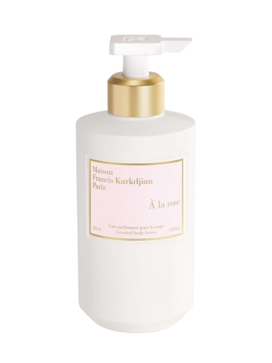 Maison Francis Kurkdjian: A la rose scented body lotion 350 ml - Transparent - beauty-men_0 | Luisa Via Roma