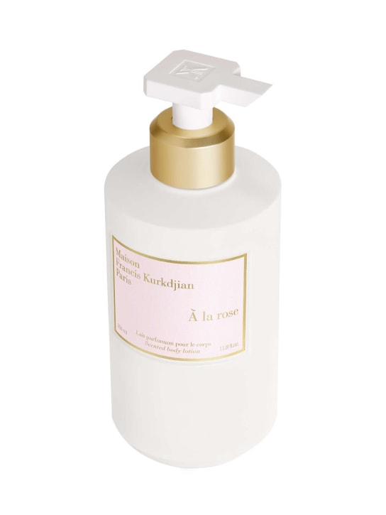 Maison Francis Kurkdjian: 350ml A la rose scented body lotion - Trasparente - beauty-men_1 | Luisa Via Roma