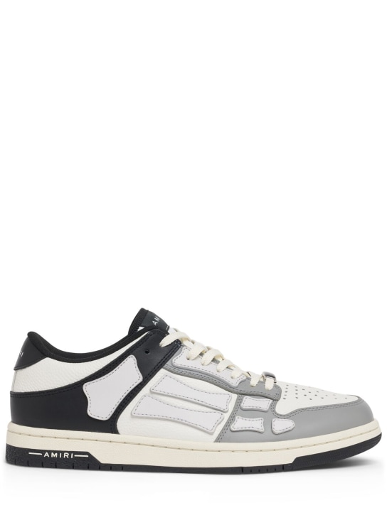 Amiri: Sneakers Skel Top bicolor - Black/White/Gre - men_0 | Luisa Via Roma