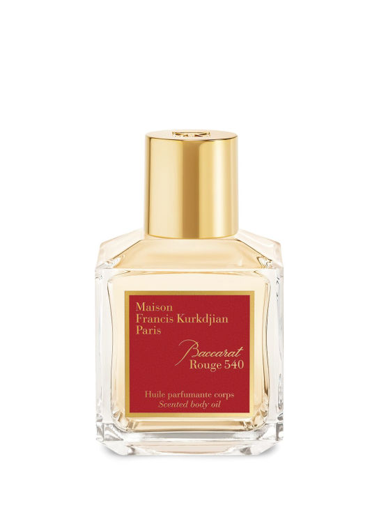 Maison Francis Kurkdjian: 70ml Baccarat Rouge 540 scented body oil - Transparent - beauty-women_0 | Luisa Via Roma