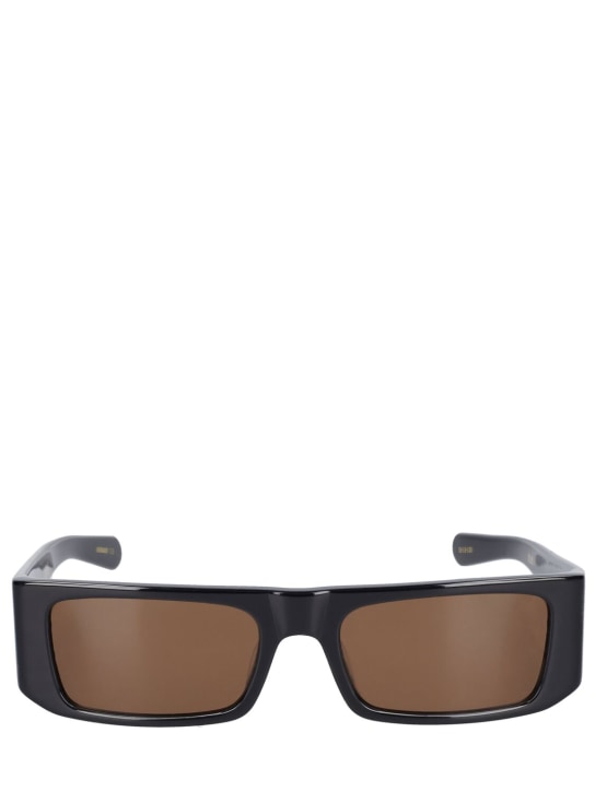 Flatlist Eyewear: Spider Worldwide Slug sunglasses - Black - men_0 | Luisa Via Roma