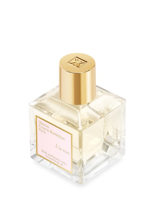 Maison Francis Kurkdjian: 70ml A la rose scented body oil - Trasparente - beauty-women_1 | Luisa Via Roma