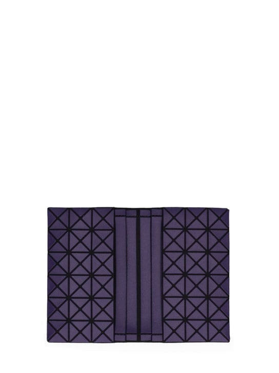 Bao Bao Issey Miyake: Oyster cotton wallet - Purple - men_0 | Luisa Via Roma