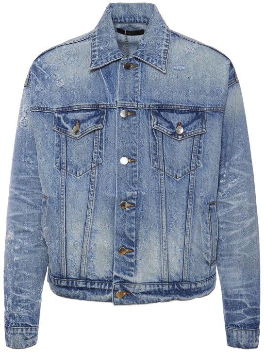 Shotgun oversize denim trucker jacket - Thumbnail 1