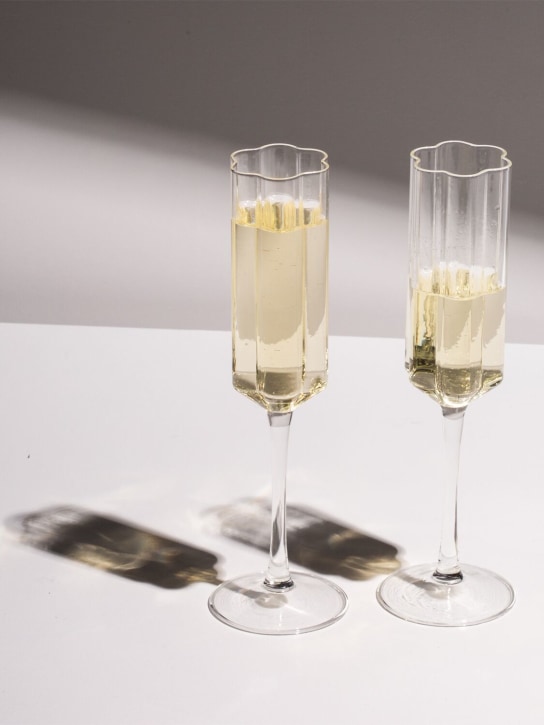 FAZEEK: Set: 2 Champagnerflöten „Rasori“ - Durchsichtig - ecraft_1 | Luisa Via Roma