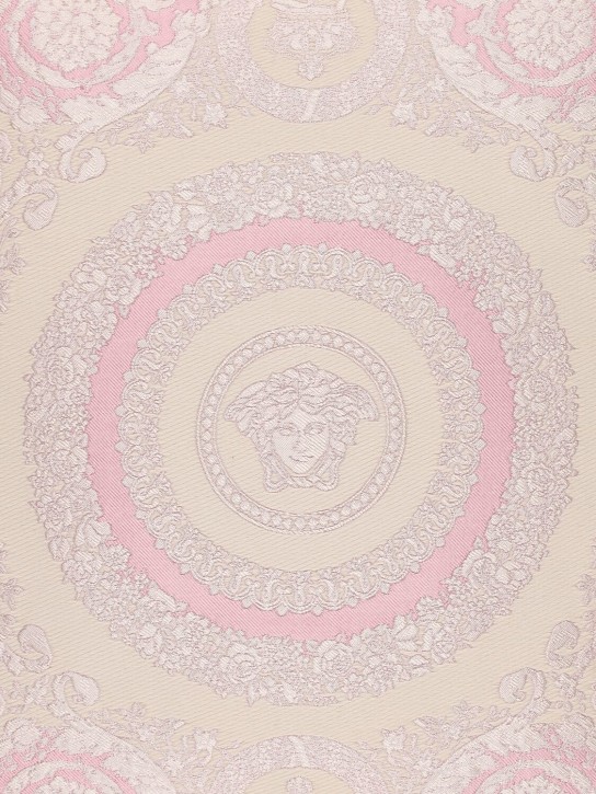 Versace: Crete De Fleur cushion - Pink - ecraft_1 | Luisa Via Roma
