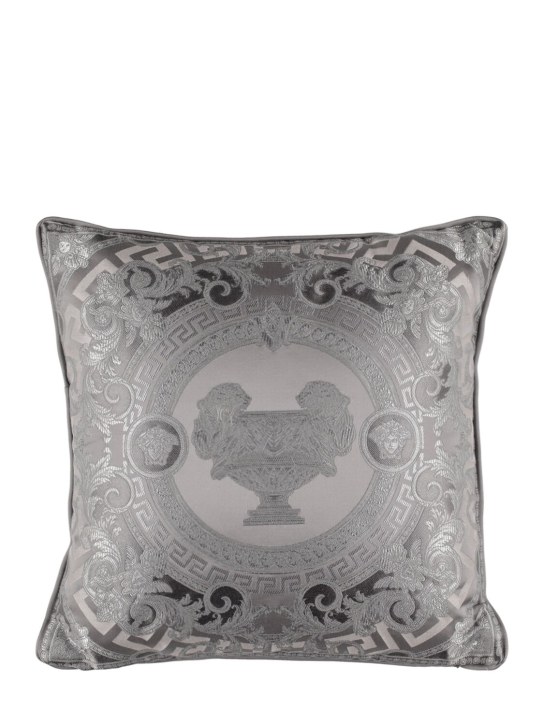 Versace: La Coupe Des Dieux cushion - Grey - ecraft_0 | Luisa Via Roma