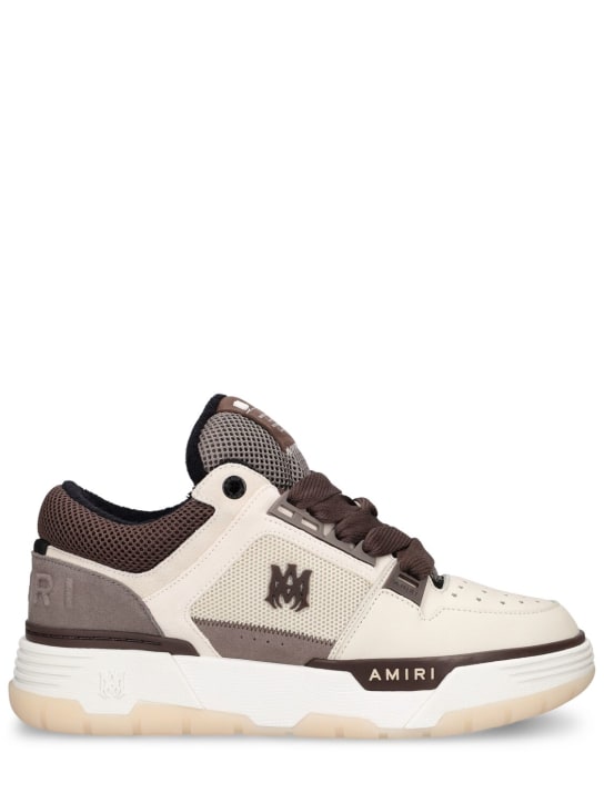 Amiri: Sneakers MA-1 de piel - Café - men_0 | Luisa Via Roma