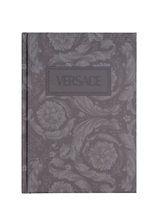 Versace: Barocco Renaissance ノートブック - ブラック/グレー - ecraft_0 | Luisa Via Roma