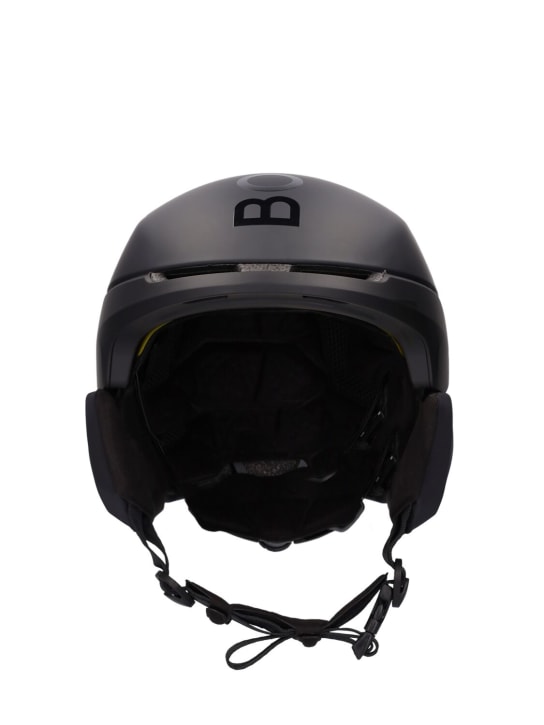 Bogner: Cortina ski helmet w/ visor - Black - women_0 | Luisa Via Roma