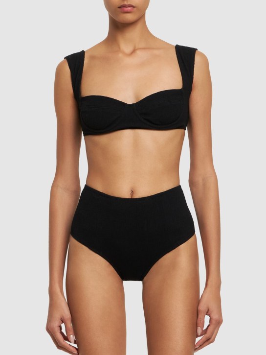Tropic Of C: Top bikini South Pacific - Nero - women_1 | Luisa Via Roma