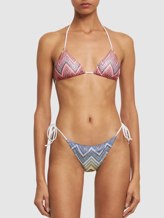 Missoni: Bikini imprimé chevrons - Multicolore - women_1 | Luisa Via Roma