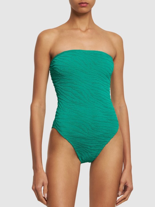 Bond Eye: Fane one piece strapless swimsuit - Yeşil - women_1 | Luisa Via Roma