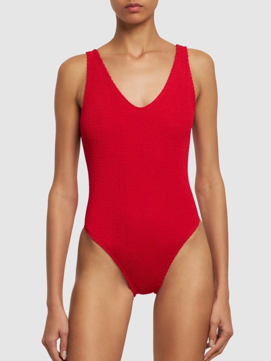 Bond Eye: Mara poly blend one piece swimsuit - Red - women_1 | Luisa Via Roma