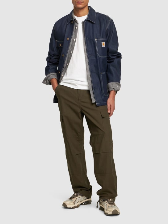 Carhartt WIP: Columbia低腰标准版型工装裤 - 松柏绿 - men_1 | Luisa Via Roma