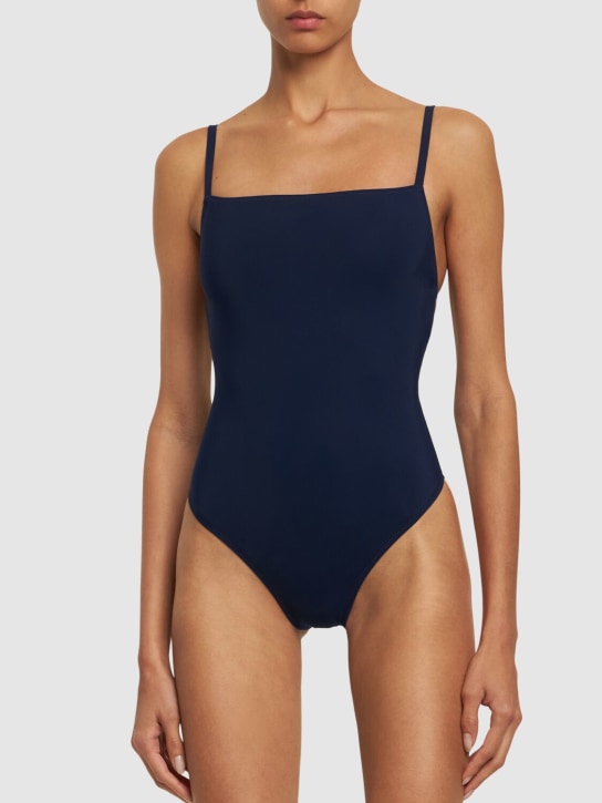 Lido: Tre geometrical one piece swimsuit - Mavi - women_1 | Luisa Via Roma