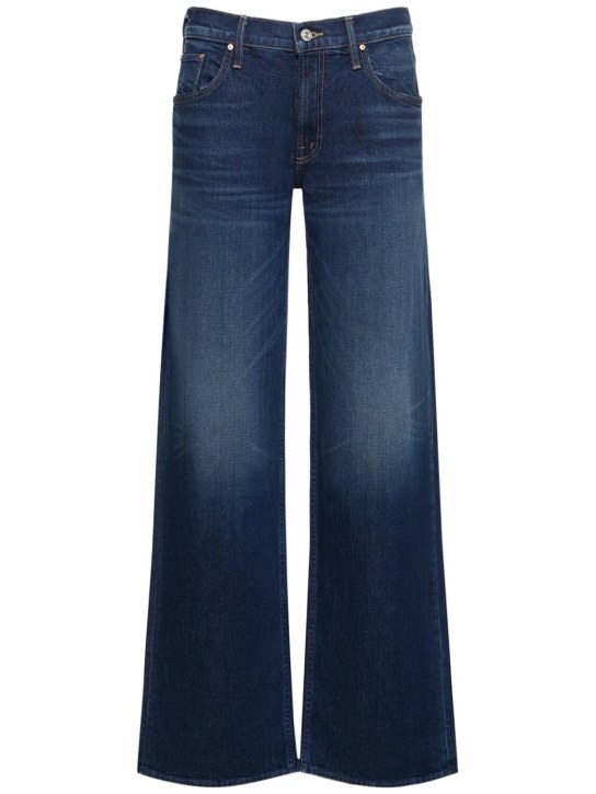 Mother: The Down Low Spinner Heel jeans - Blue - women_0 | Luisa Via Roma