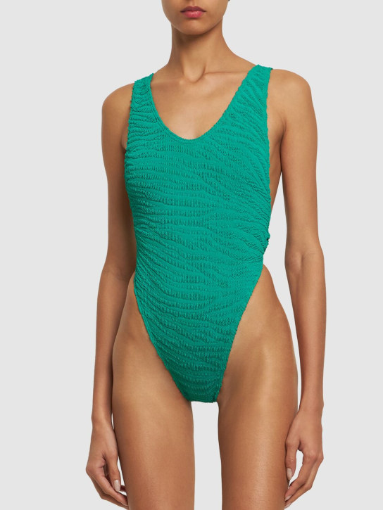 Bond Eye: Alicia one piece swimsuit w/ring - Green - women_1 | Luisa Via Roma