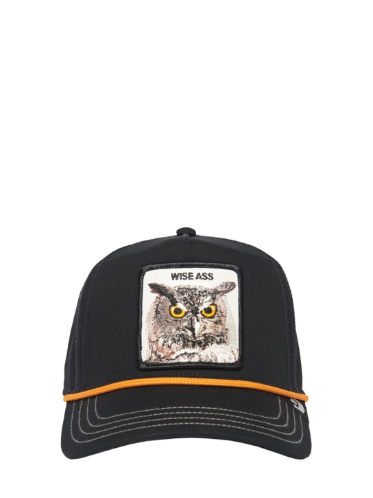 Goorin Bros: Wise Owl 100 キャップ - ブラック - men_0 | Luisa Via Roma