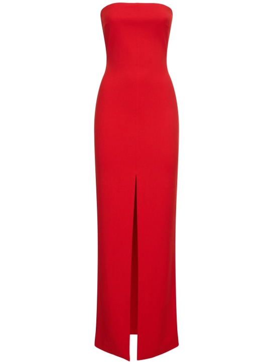 Solace London: Kleid aus Kreppstrick „Bysha“ - Rot - women_0 | Luisa Via Roma