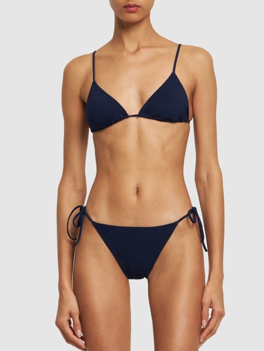 Lido: Triangle-Bikini mit Bindeverschluss „Venti“ - Dunkelblau - women_1 | Luisa Via Roma