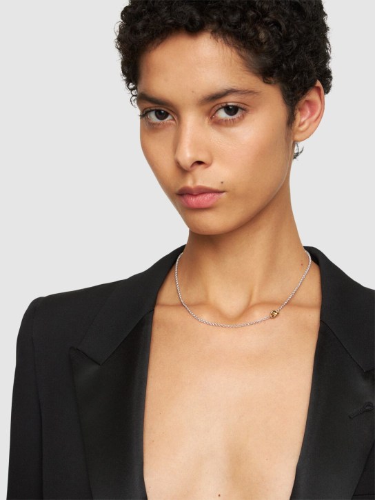 Otiumberg: Vermeil link up necklace - Gümüş/Altın - women_1 | Luisa Via Roma