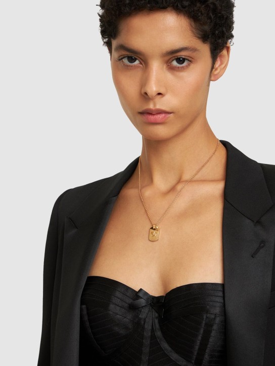 Versace: Metal necklace - Gold - women_1 | Luisa Via Roma