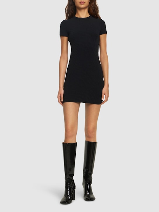 Alexander Wang: Crewneck short sleeve mini dress - women_1 | Luisa Via Roma
