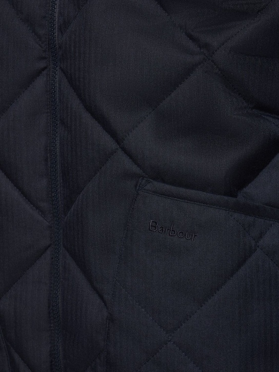 BARBOUR: Lindale quilted nylon vest - Lacivert - men_1 | Luisa Via Roma