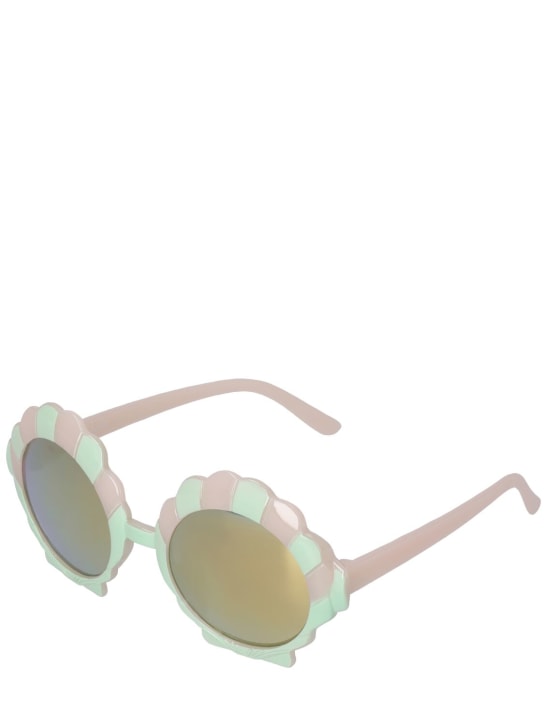 Molo: Seashell polycarbonate sunglasses - Multicolor - kids-girls_1 | Luisa Via Roma