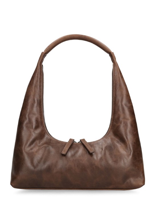 MARGESHERWOOD: Hobo leather shoulder bag - women_0 | Luisa Via Roma