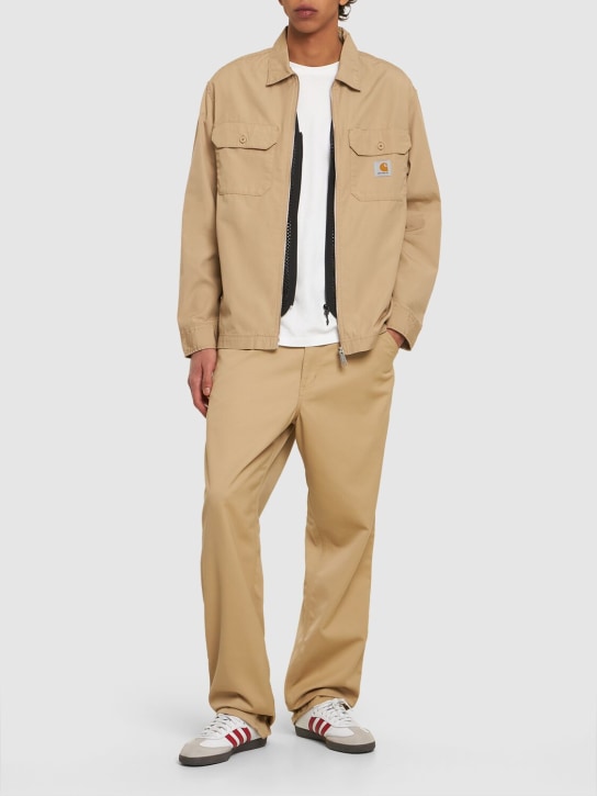 Carhartt WIP: Craft long sleeve zip shirt - men_1 | Luisa Via Roma