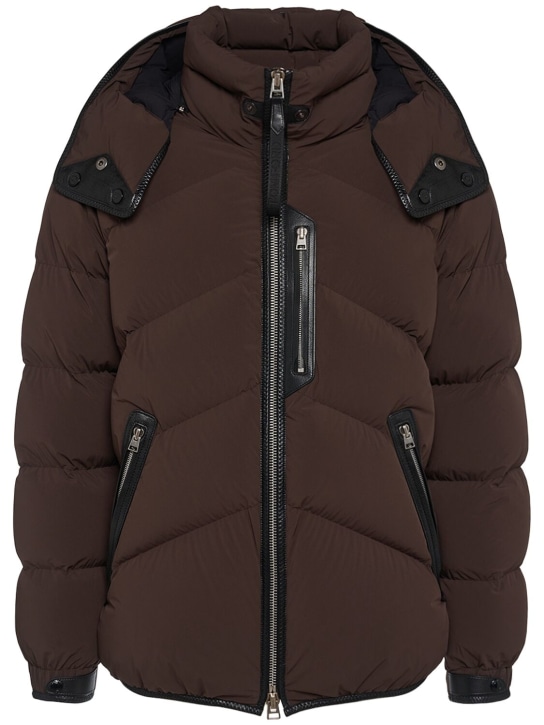 Tom Ford: Stretch nylon down jacket - men_0 | Luisa Via Roma