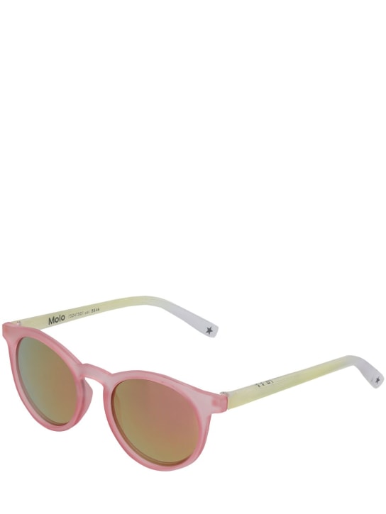 Molo: Round polycarbonate sunglasses - Multicolor - kids-girls_1 | Luisa Via Roma