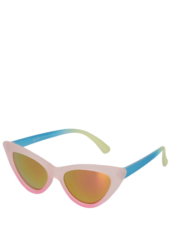 Molo: Cat-eye polycarbonate sunglasses - Renkli - kids-girls_1 | Luisa Via Roma