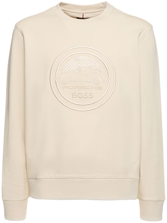 Boss: Soleri Porsche cotton sweatshirt - men_0 | Luisa Via Roma