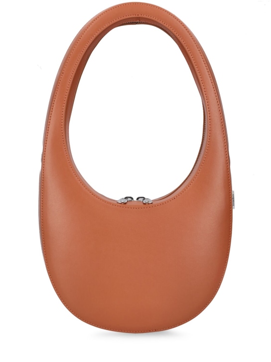 Coperni: Swipe Crossbody leather bag - Clay - women_0 | Luisa Via Roma
