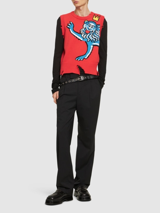 Charles Jeffrey LOVERBOY: Chaleco con estampado - Paprika Silly - men_1 | Luisa Via Roma