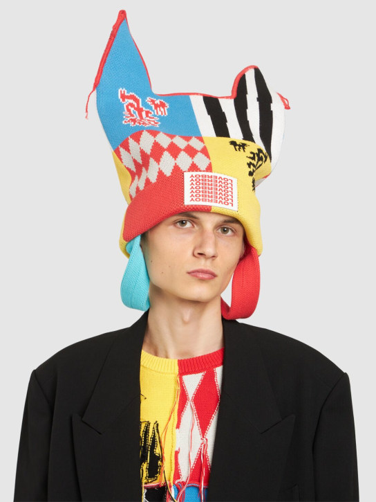 Charles Jeffrey LOVERBOY: Cotton knit shoulder bag - men_2 | Luisa Via Roma