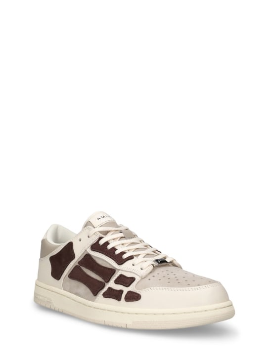 Amiri: Skel Top leather low top sneakers - men_2 | Luisa Via Roma