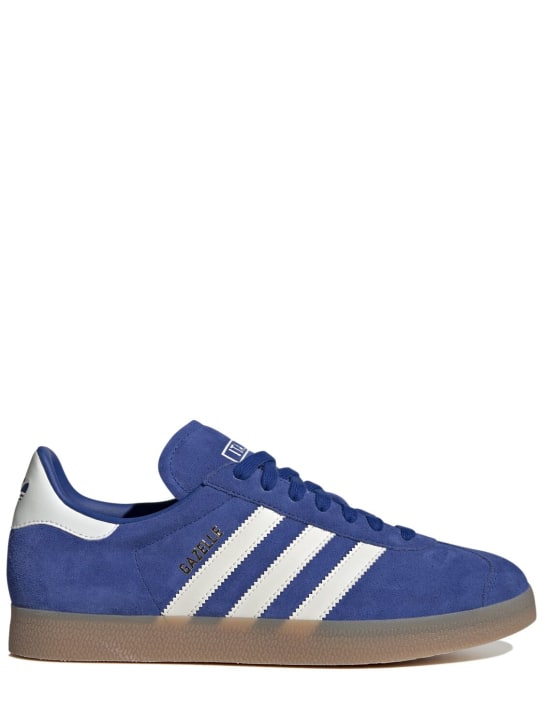 adidas Originals: Sneakers Gazelle - Bleu/Multicolore - men_0 | Luisa Via Roma