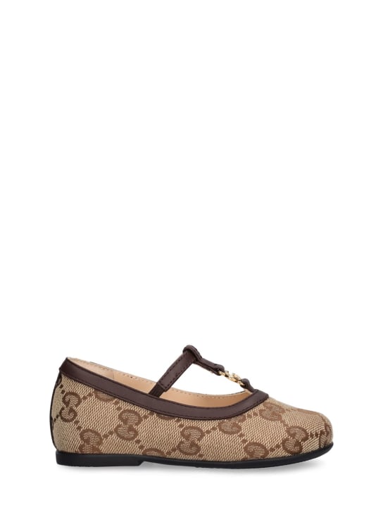 Gg canvas ballerinas - Gucci - Girls | Luisaviaroma