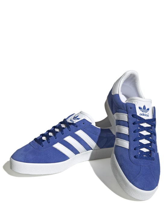 adidas Originals: Gazelle 85 sneakers - Blue/White - men_1 | Luisa Via Roma