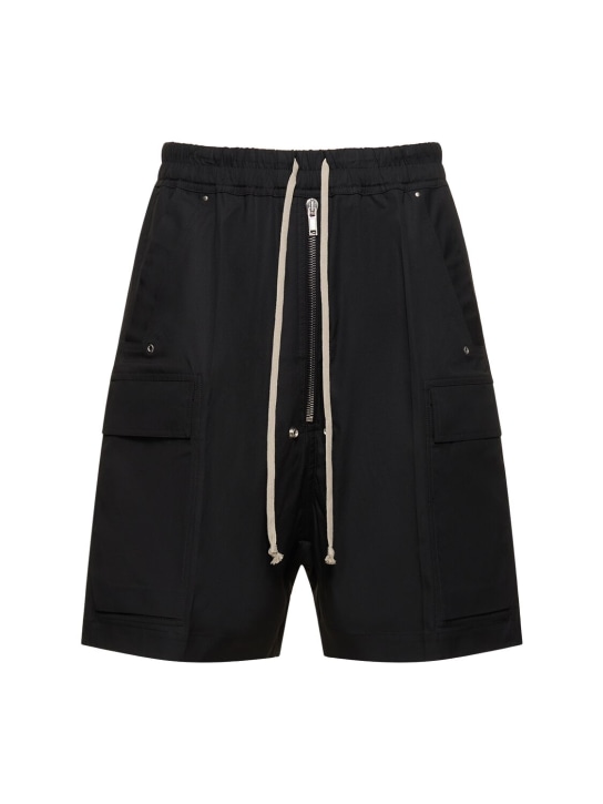Rick Owens: Shorts de algodón - men_0 | Luisa Via Roma