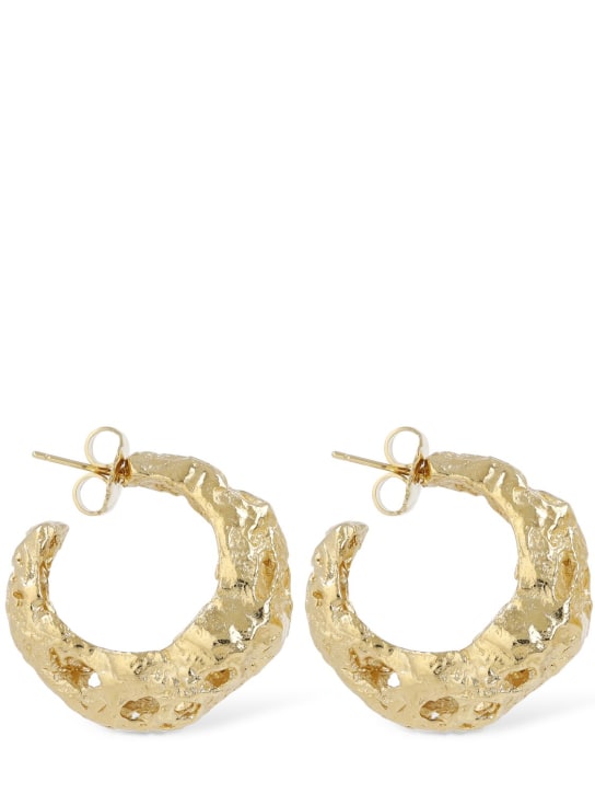 Paola Sighinolfi: Galia hoop earrings - Altın Rengi - women_0 | Luisa Via Roma
