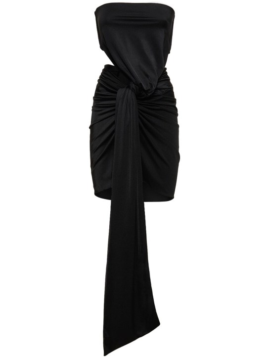 Baobab: Exclusive Mar strapless mini dress - Black - women_0 | Luisa Via Roma