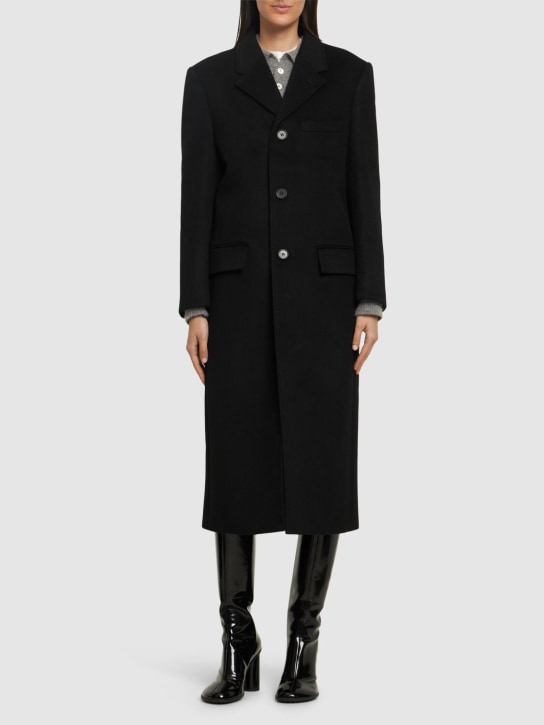 Dunst: 3-button unisex cashmere coat - women_1 | Luisa Via Roma