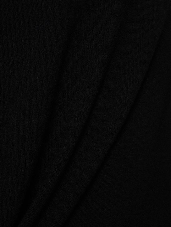 Lemaire: ウールブレンドニットセーター - ブラック - men_1 | Luisa Via Roma