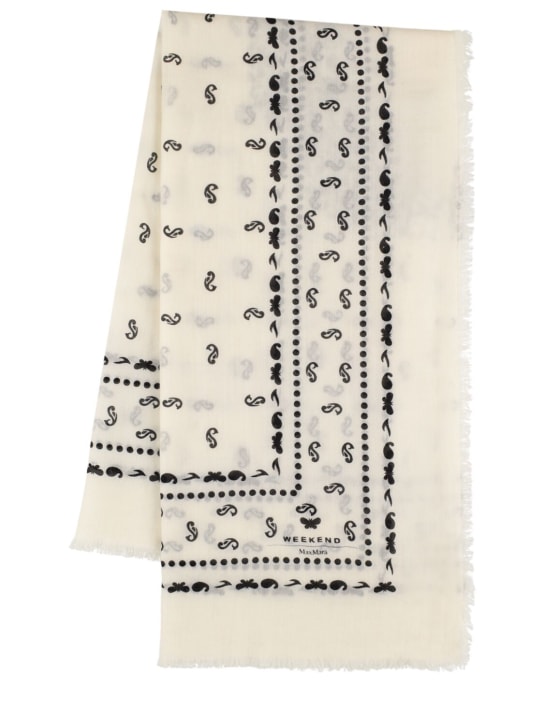 Weekend Max Mara: Printed wool bandana - women_0 | Luisa Via Roma