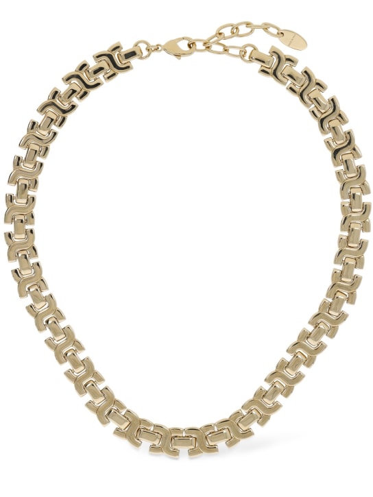 Chloé: Marcie collar necklace - Gold - women_0 | Luisa Via Roma